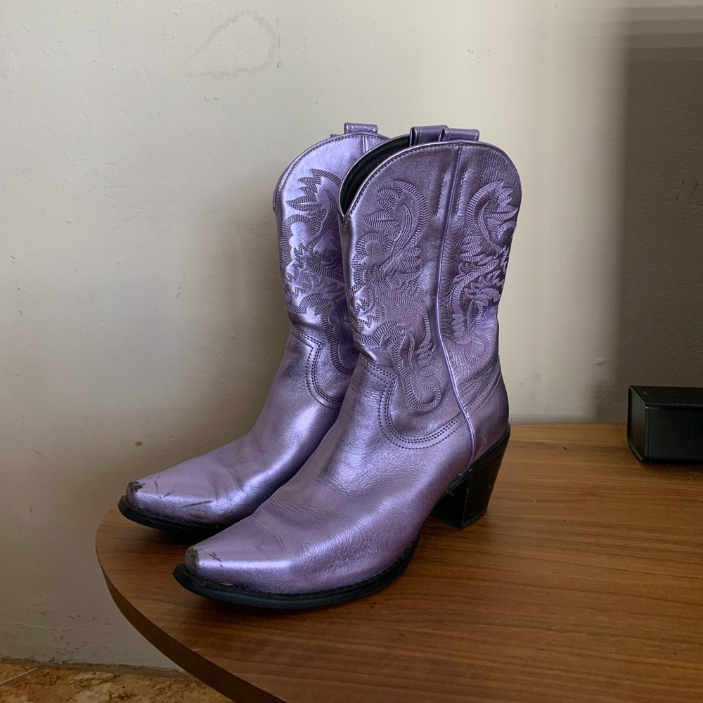 Rare Women's Purple Western Boots